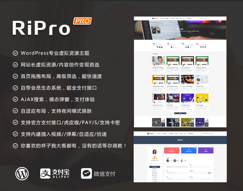 ripro虚拟资源主题8.9开心版/免授权/ripro日主题V8.9-夕阳博客 ripro虚拟资源主题8.9开心版/免授权/ripro日主题V8.9-夕阳博客