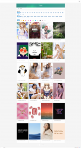 手机壁纸图片源码自动采集美图网-夕阳博客